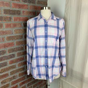UNIQLO Plaid Button Up, L